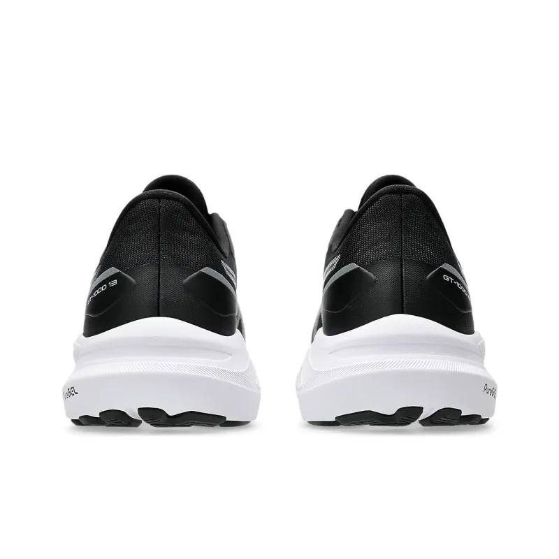 Asics GT 1000 13 Anti Slip Wear Resistant Low Top Running Shoes Unisex Black White-3