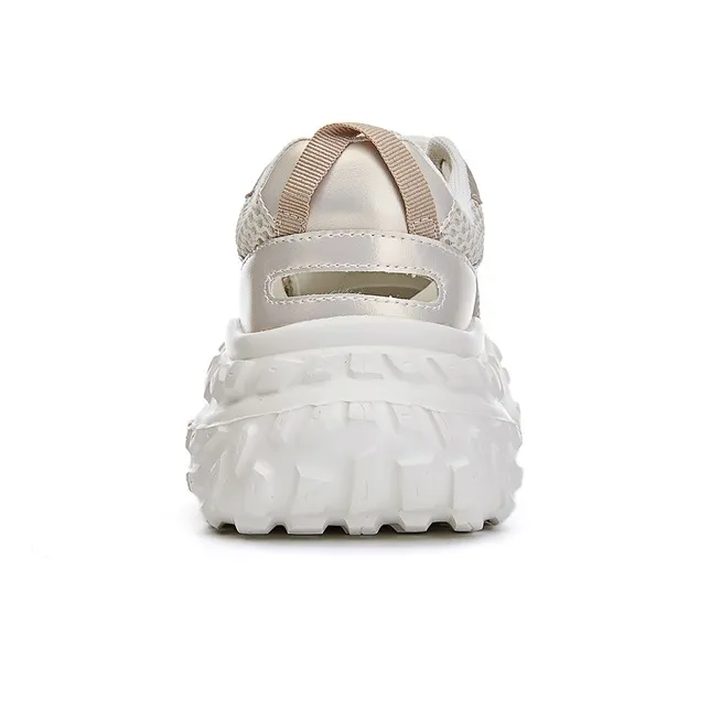 La Chapelle Slip Resistant, Abrasion Resistant, Breathable, Lightweight Low Top Chunky Sneakers Women's-10