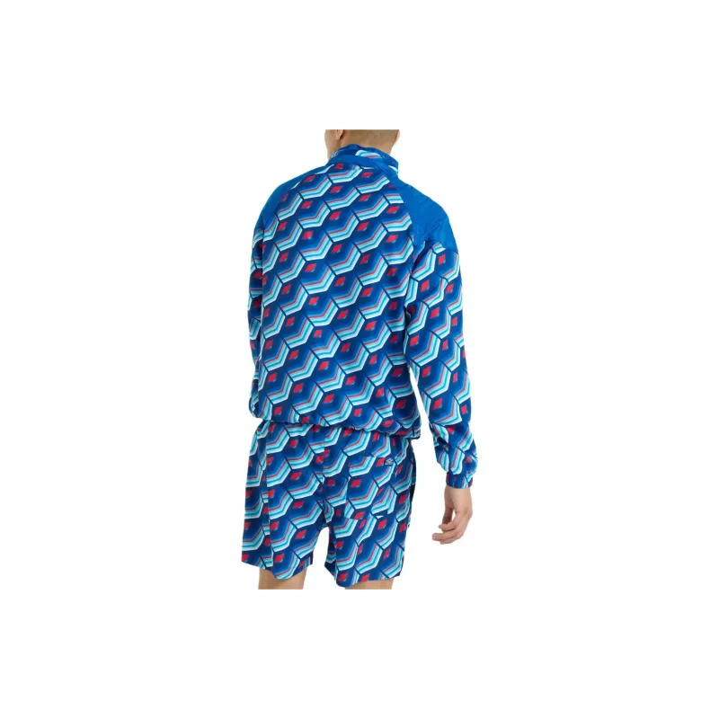 Umbro SS24 Panelled Windbreaker Sweatshirt Men's Blue-1