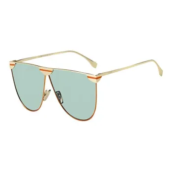 FENDI Subject To Official Website Butterfly Sunglasses Women's Gold