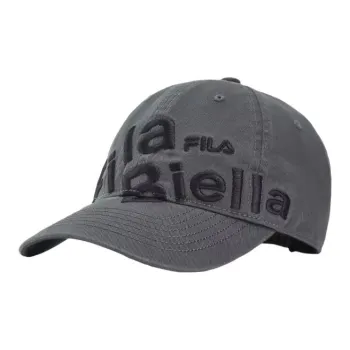 FILA Polyester, Cotton Baseball Caps Unisex Dark Cool Gray