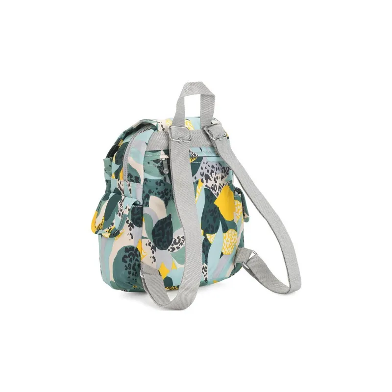 Kipling Polyester Backpack Unisex Green & Multicolor-3