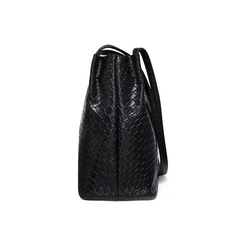 RED DRAGONFLY PVC Tote Bag Shopping Bag Shoulder Bags Regular Women's Ecru/Black-10