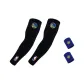 Set (Blue Wrist Brace+Black Arm Guard)-Warriors Team