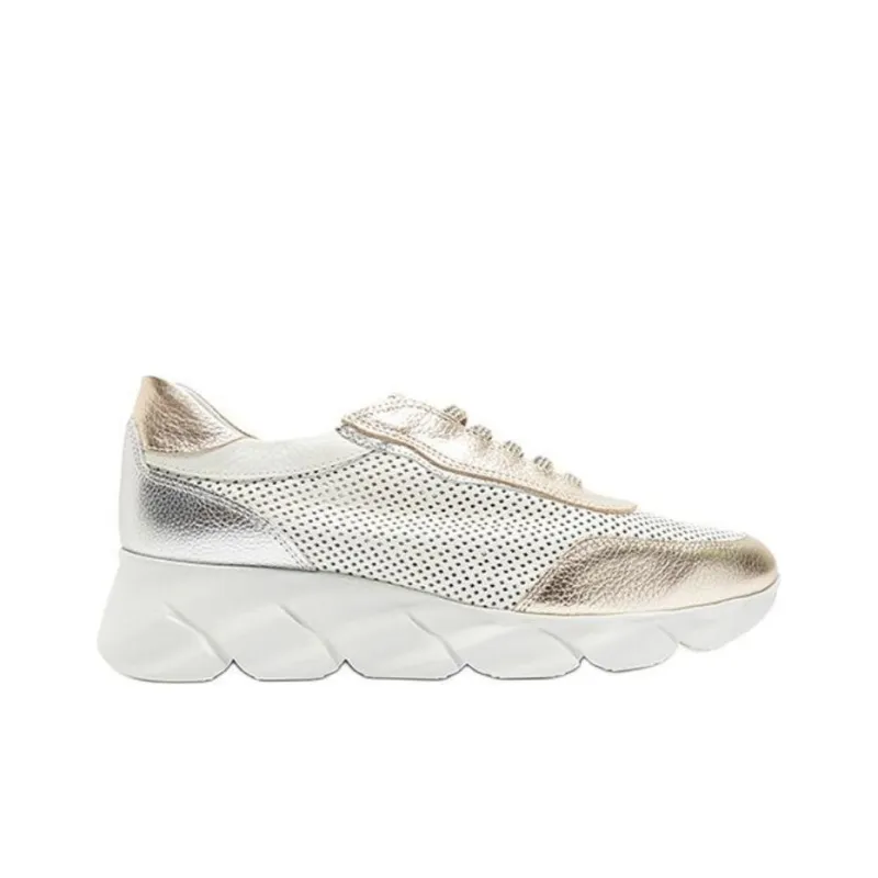 24hrs Low-Top Casual Shoes Women's White Gold-1