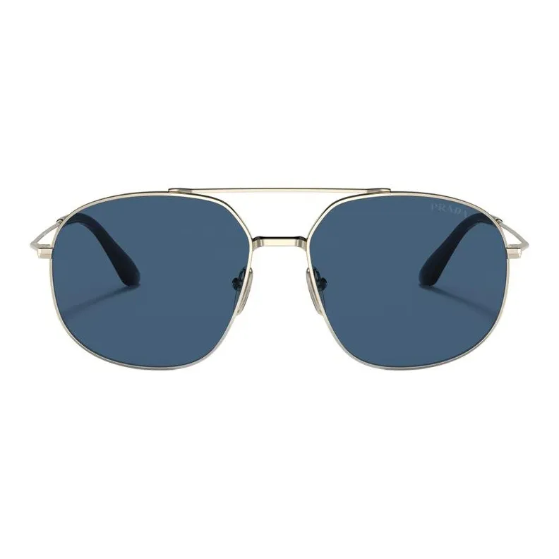 PRADA Aviator Sunglasses Men's Silver-1