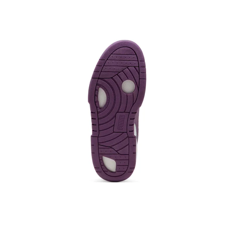 PUMA California Lwt Anti-Slip Wear-Resistant Low-Top Casual Shoes Women's White Purple-4