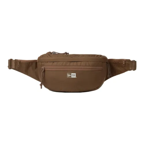 New Era Cotton Woven Fanny Pack Unisex Brown