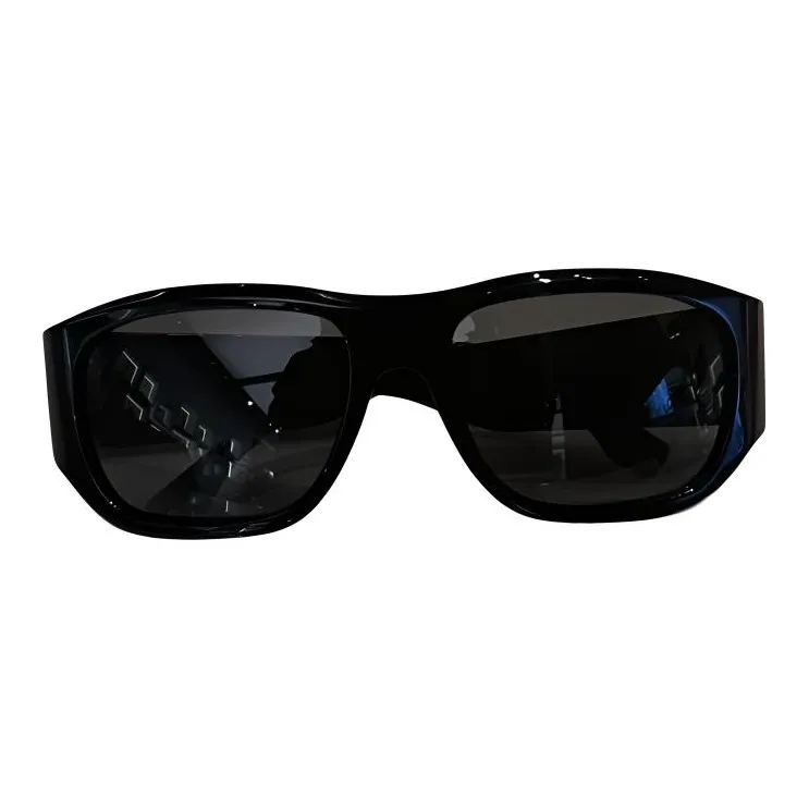 FENDI Subject To Official Website Rectangular Sunglasses Men's Black-1