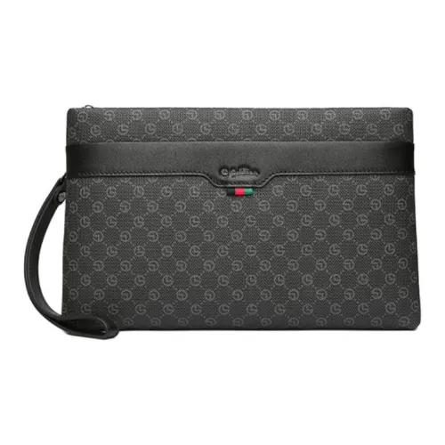 GOLDLION PVC Clutch Medium Size Men's Black