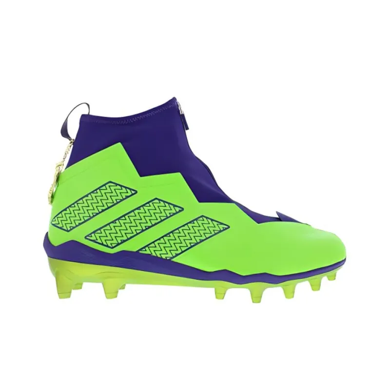 Adidas Originals FG Rubber Long Studs Durable Breathable High Top Soccer Shoes Men's Green-1
