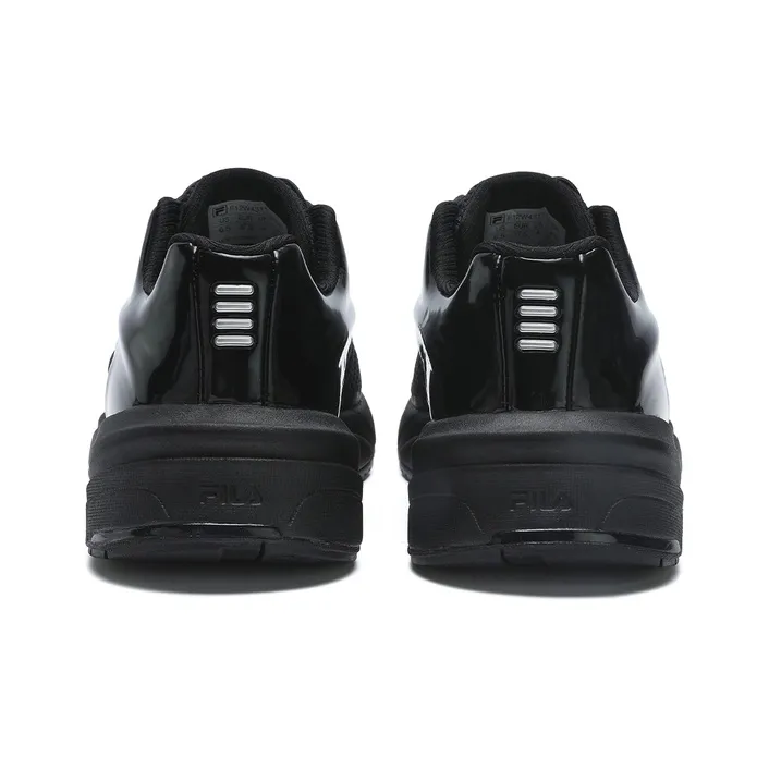FILA Wear Resistant Low Top Casual Shoes Women's Black-3