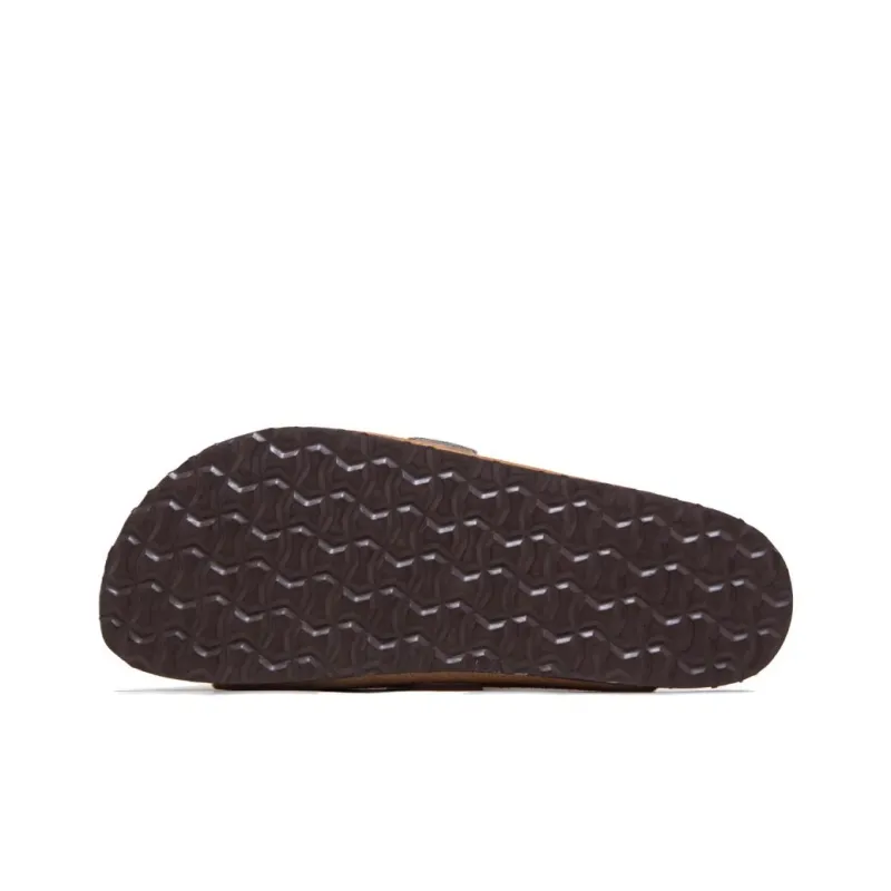 CAMEL Slip Resistant Abrasion Resistant Slide Slippers Men's Beige-5