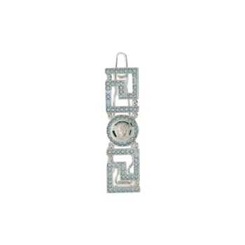VERSACE Hair Clips Women's Silver