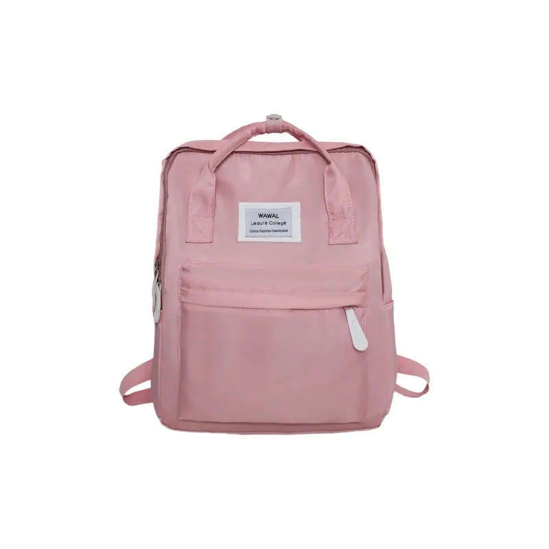 GEERDUN Nylon Backpack Regular Unisex Gray Pink/White Green/Black/Green/Pink-5