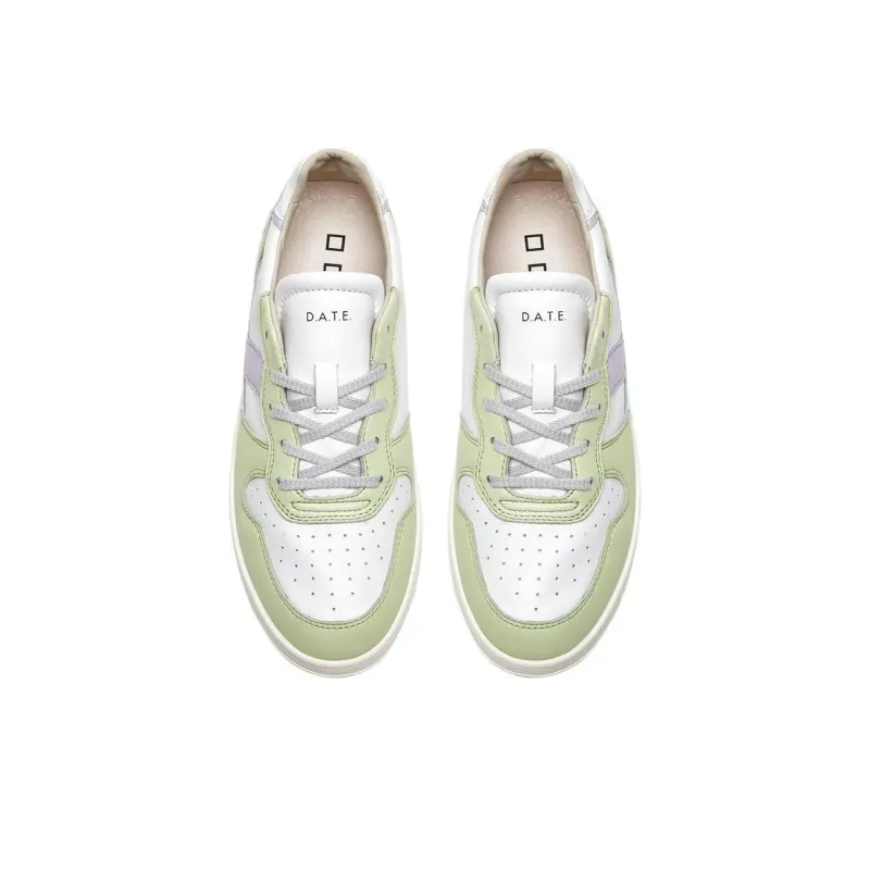 D.A.T.E Court Casual Shoes Women's Green-3