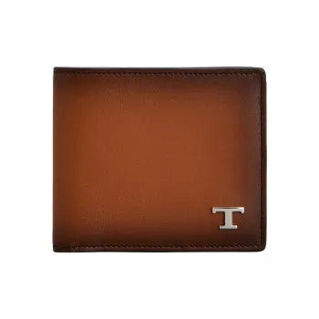 TOD'S Leather Wallet Men's Brown