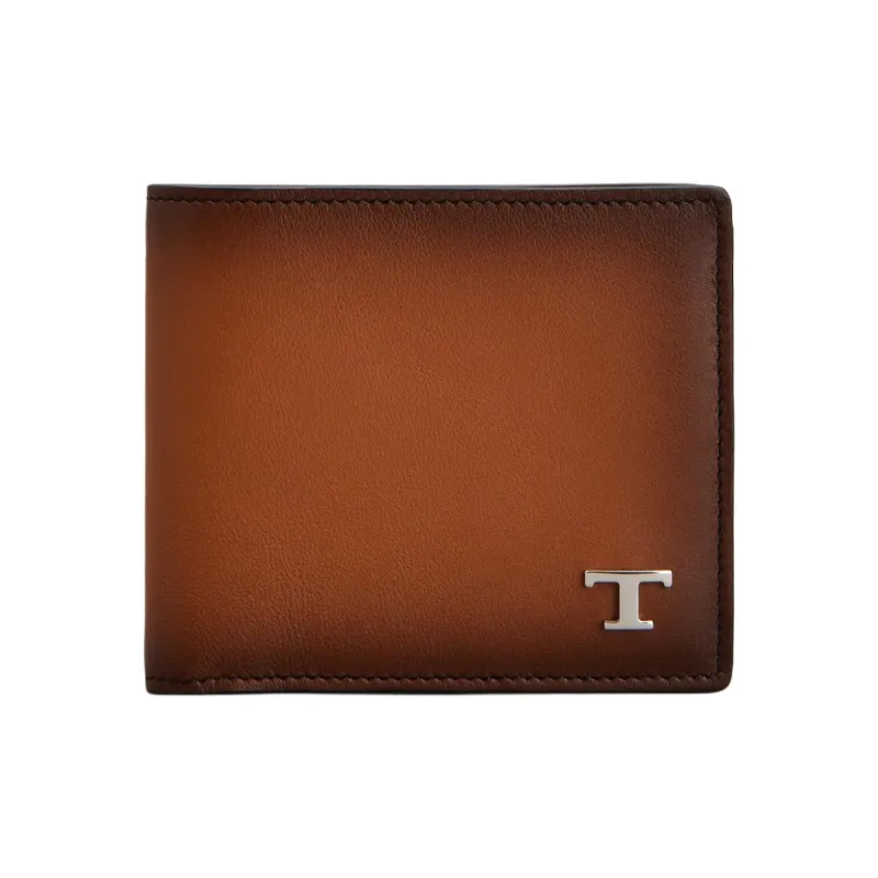TOD'S Leather Wallet Men's Brown-0