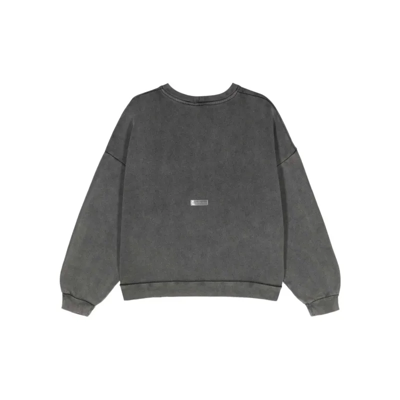 Acne Studios Logo tag Cotton Sweatshirt-1