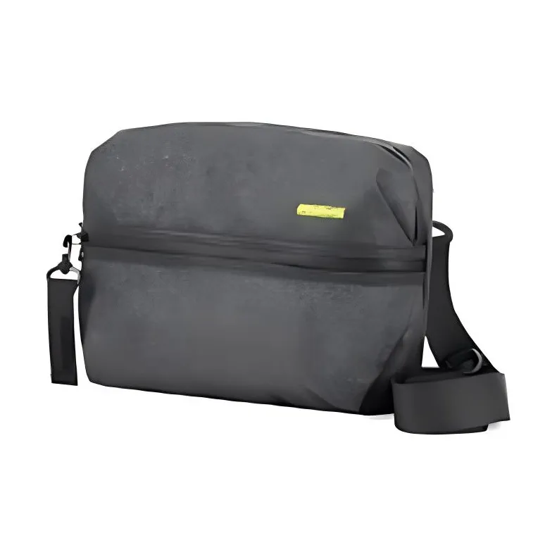 AMERICAN TOURISTER Fabric Crossbody Bag, Shoulder Bag Men's Black/Light Gray-1