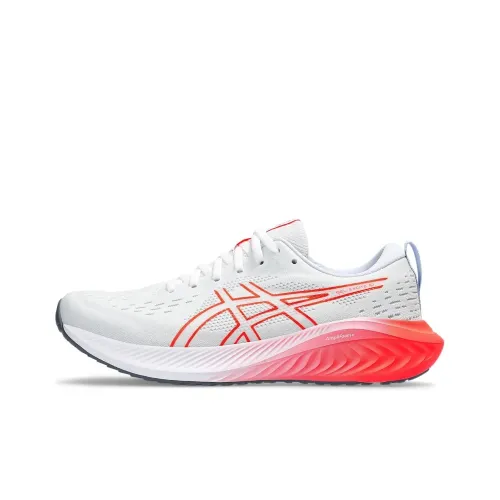 Asics Gel-Excite 10 Running Shoes Women's Low-Top White/Sunset Red