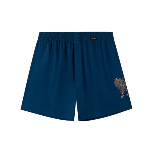 Shuya Pajama Pants Men's Peacock Blue