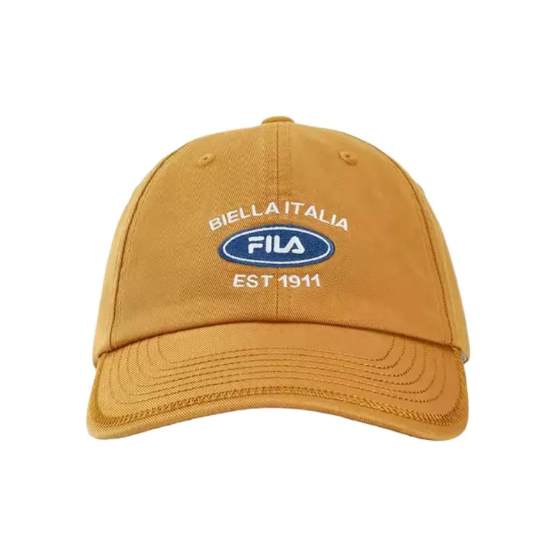 FILA Polyester, Cotton Baseball Caps Women's Spruce Yellow-1