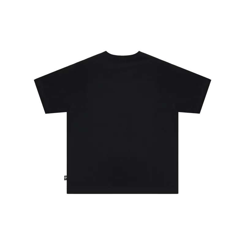 LBPC x Beam Mix With Kimchi Short Sleeved T Shirts Unisex Black-1