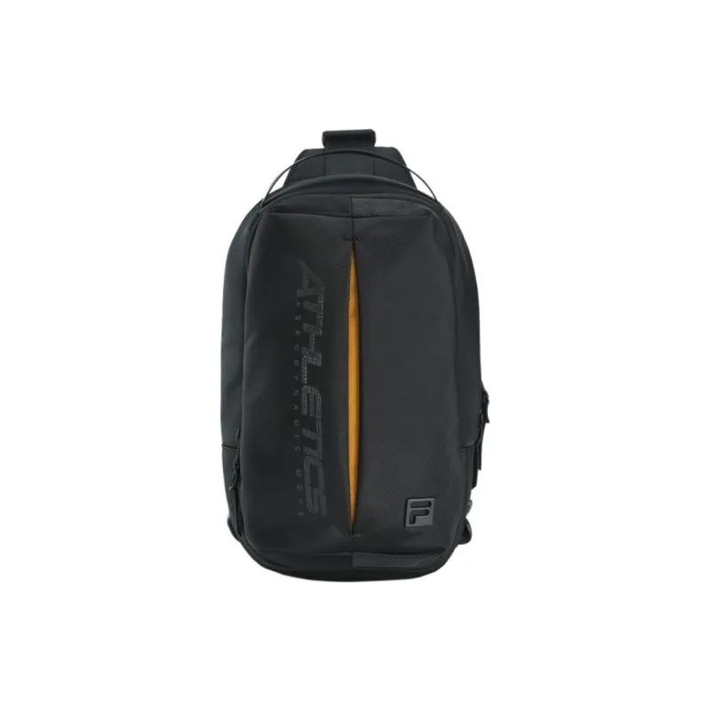 FILA Fabric Crossbody Bag Sling Bags Extra Small Men's Pitch Black-0