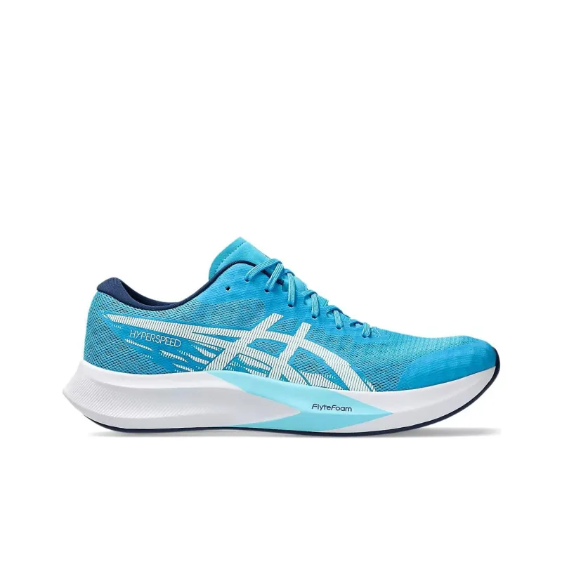 Asics HYPER SPEED 4 Cushioning Slip Resistant Low Top Running Shoes Men's Blue White-1