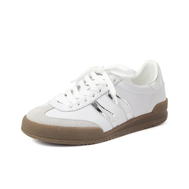 JOSINY Vintage German Army Trainers Lightweight Low Top Skateboard Shoes Women's-15