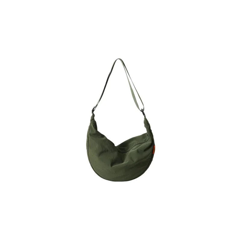 Alcohol Dragon Fabric Dumpling Bag Shoulder Bag Regular Unisex Green/Orange/Dark Blue/Light Blue/Black/Ecru-0