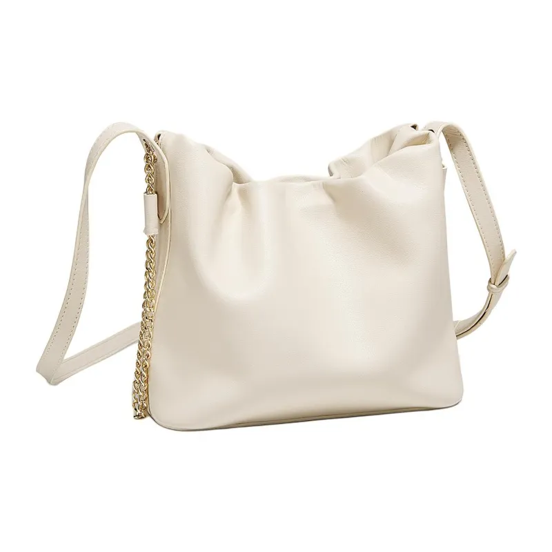 Marino Orlandi Synthetic Leather Shoulder Bag Women's White/Black-3