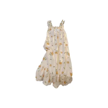 Ta Yan Nightgown Women's Apricot