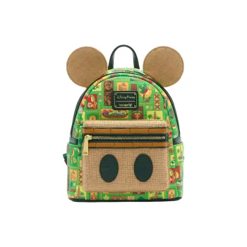 Disney Ethylene Acetate Copolymer EAC With Polypropylene PP Backpack Mini Unisex Dark Green