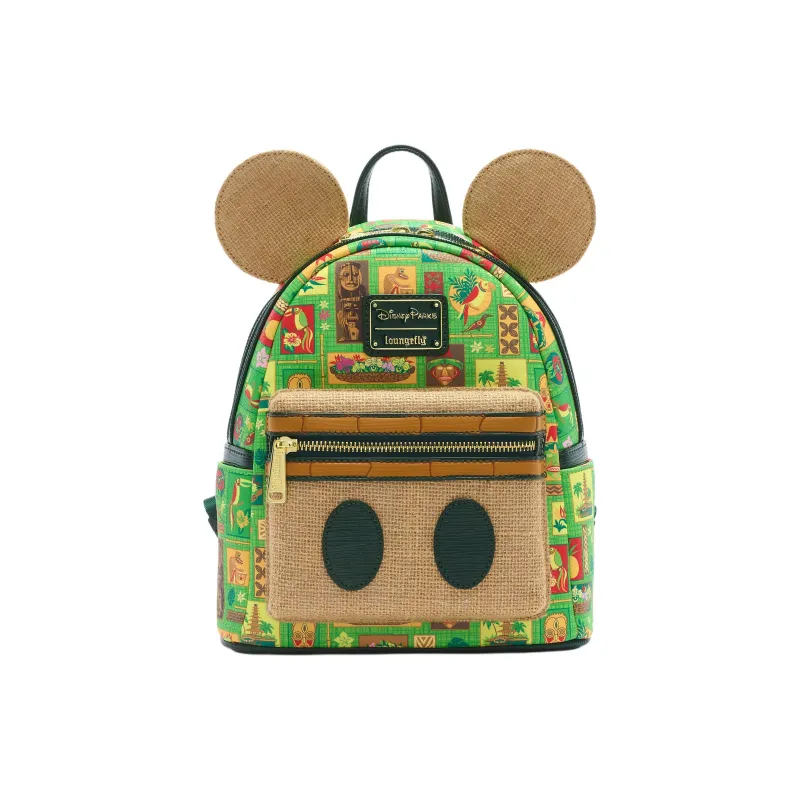 Disney Ethylene Acetate Copolymer EAC With Polypropylene PP Backpack Mini Unisex Dark Green-0
