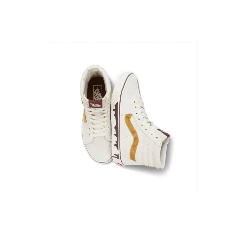 Vans SK8 Hi 'White Yellow'-2