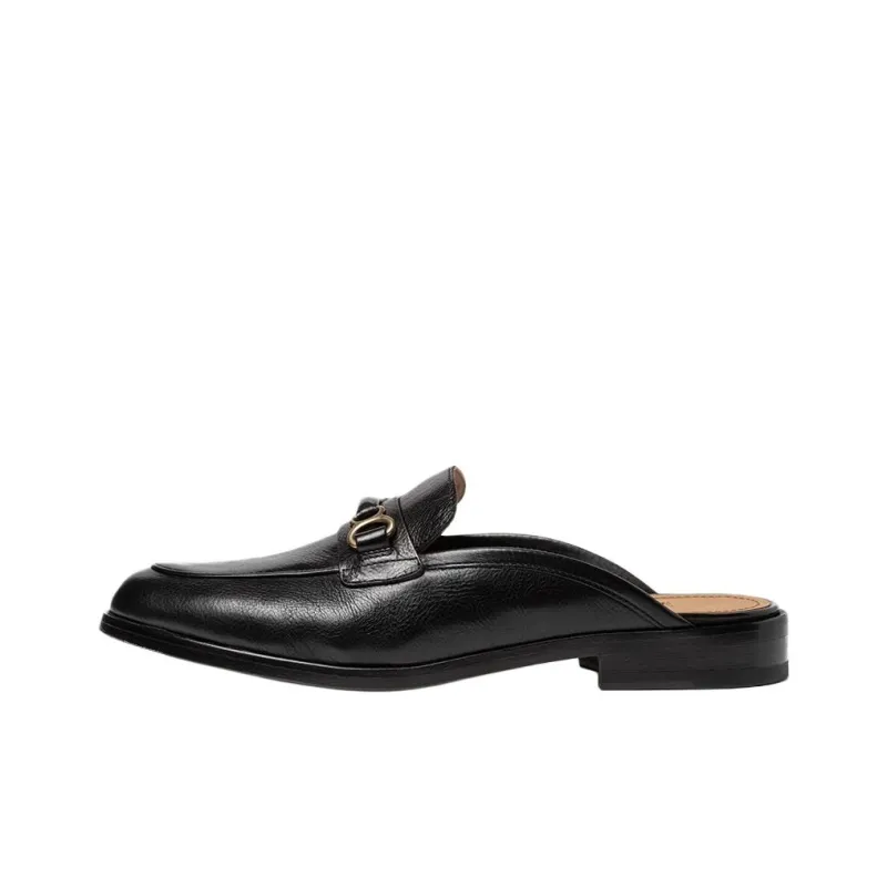 SARTORE Abrasion-Resistant Wrap-toe Slippers Women's Black-0