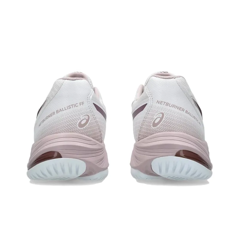 Asics Netburner Ballistic Ff 3 White Watershed Rose Women's-3