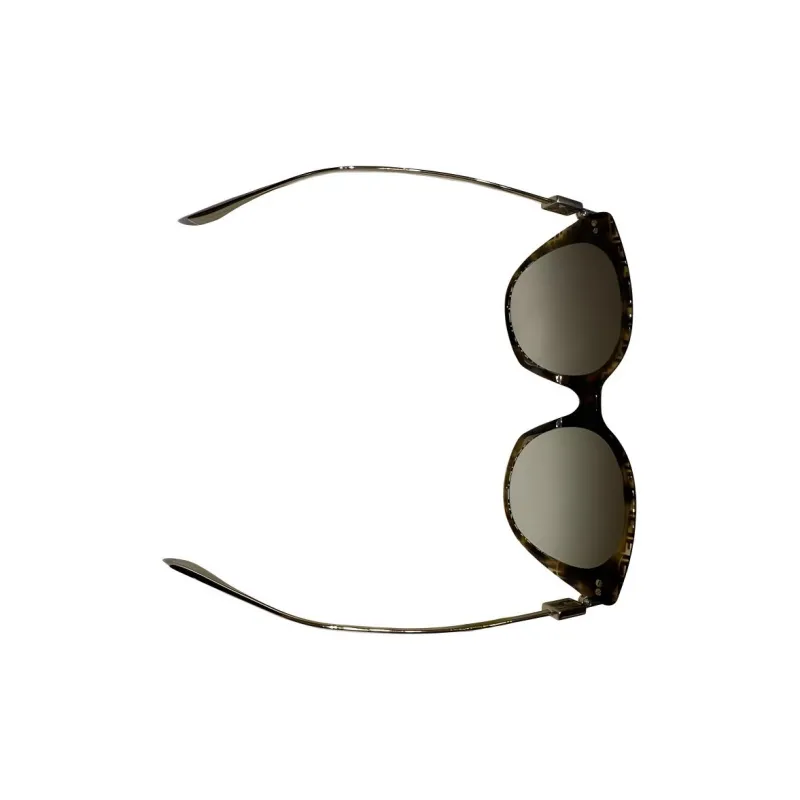 FENDI Irregular Shape Sunglasses Women's Tortoiseshell-2