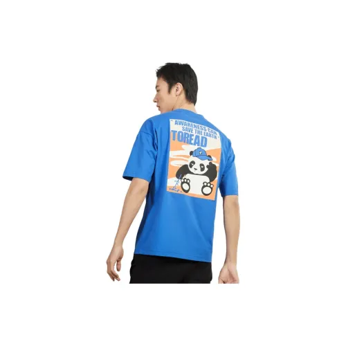 TOREAD T Shirt cropped Men's Royal Blue