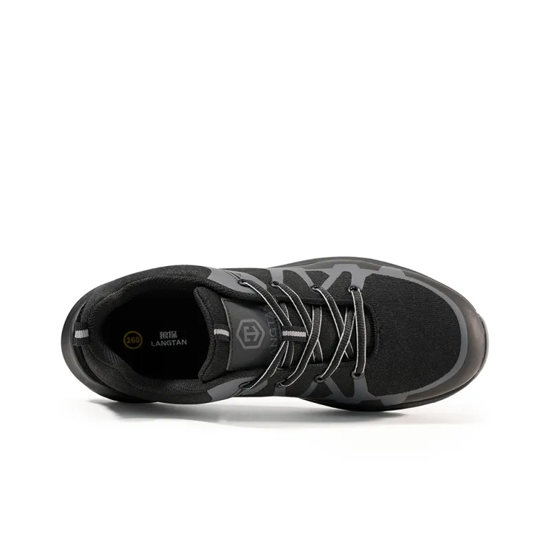 Wolf Detective Wear resistant And Lightweight Low Top Outdoor Shoes Unisex Black-3