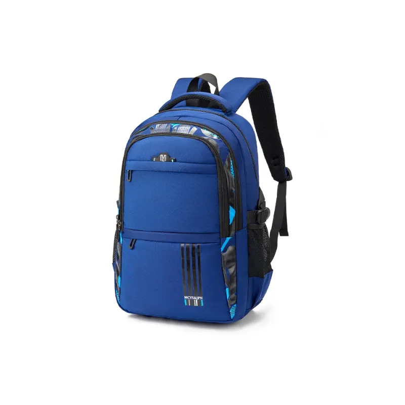 Yohji Kimura Oxford Backpack Regular Men's Navy Blue/Blue Black-8