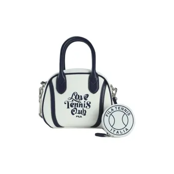 FILA PU Bonded Synthetic Leather Shoulder Bag Crossbody Bag Extra Small Women's Cloud White