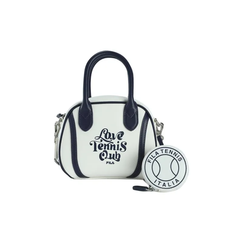 FILA PU Bonded Synthetic Leather Shoulder Bag Crossbody Bag Extra Small Women's Cloud White-0
