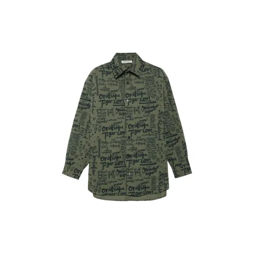 Onitsuka Tiger Shirts Men Green