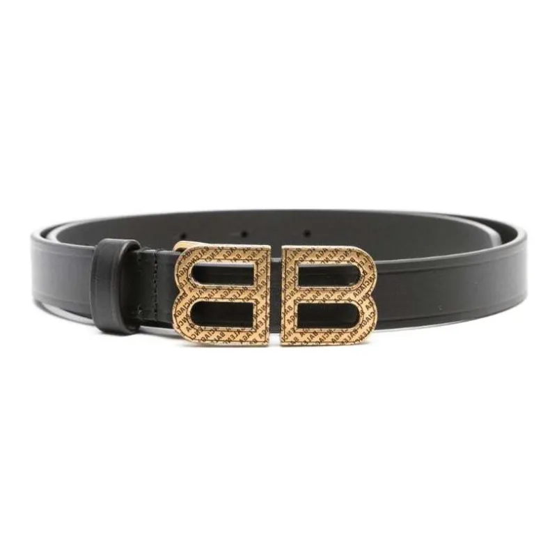 Balenciaga BB Hourglass Leather Belt-1