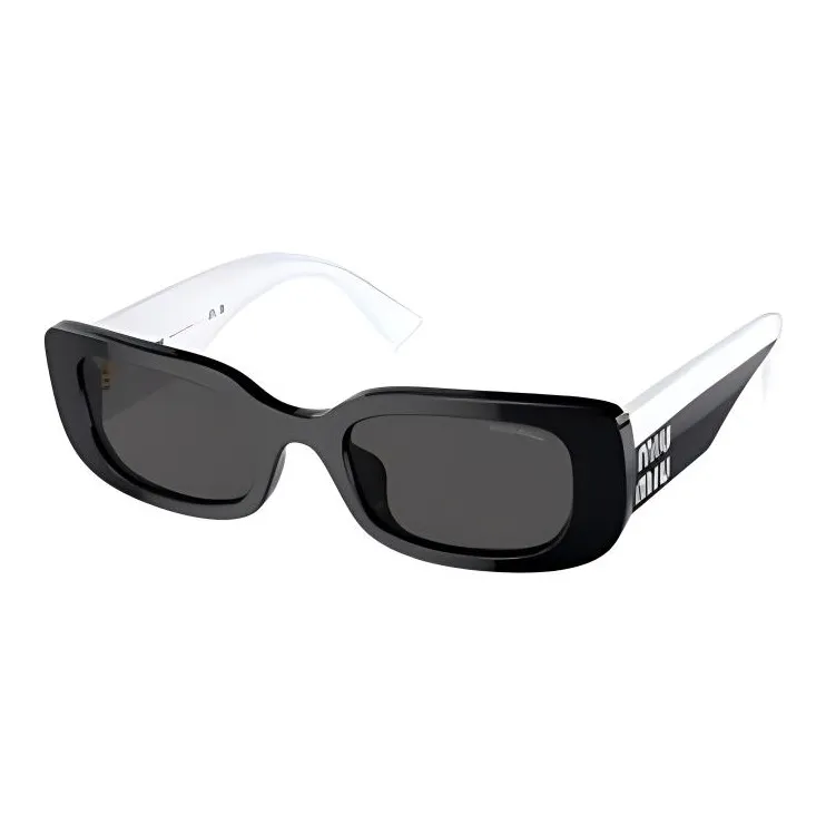 MIU MIU Logo print Rectangle frame Sunglasses-0