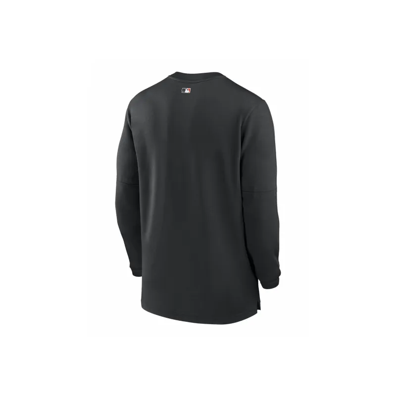 Nike Baltimore Orioles Authentic Collection Men's Nike Dri FIT Mlb 1/2 Zip Long Sleeve Top-1