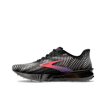 Brooks Hyperion Tempo Cushioning Wear Resistant Low Top Casual Running Shoes Women's Black White